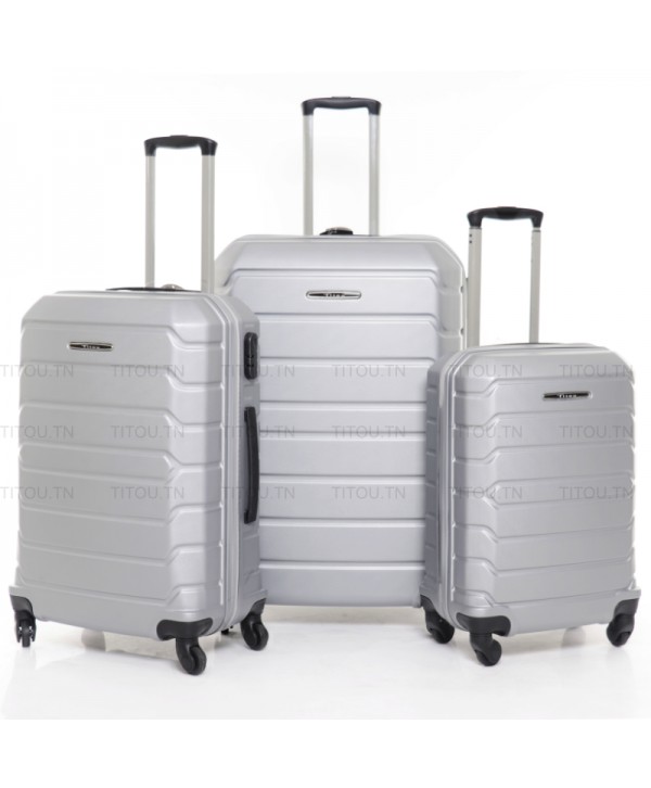 Set de trois valises - Calanthe - Gris