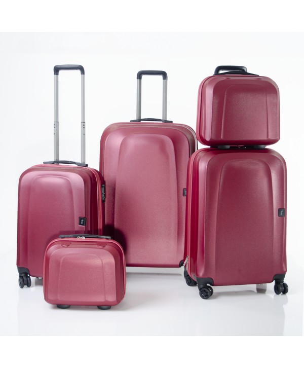 Set de 5 valises - Rouge