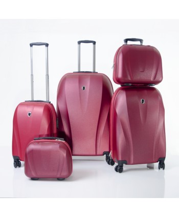 Set de 5 valises - Rouge