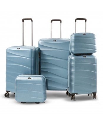 Set de 5 valises - Bleu sierra