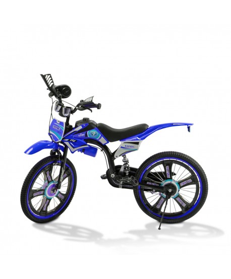Bicyclette moto TITOU de 8 à 12 ans - Bleu
