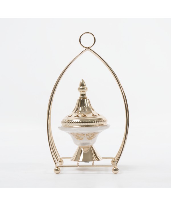 Encensoir décoratif en métal arabe Bakhoor