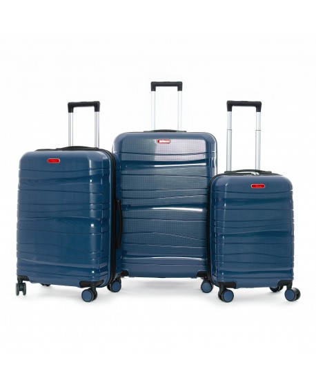 Set de trois valises - Titou - Bleu turquoise