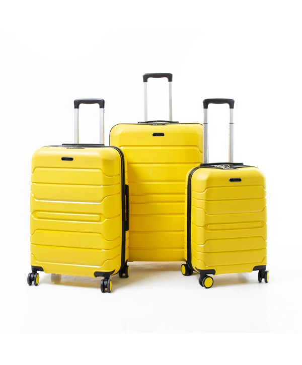 Set de trois valises - Titou - Jaune